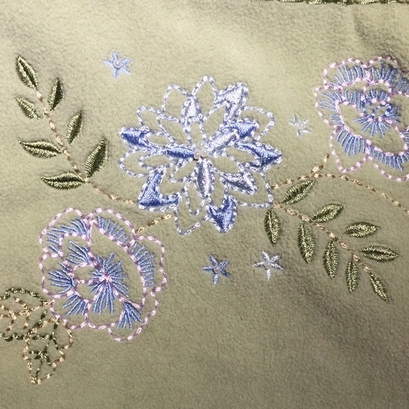 Alfred Dunner Micro Fleece Zip Up Jacket - Picture 12 of 12